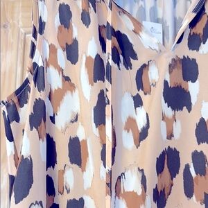 Animal Print Sleeveless Top